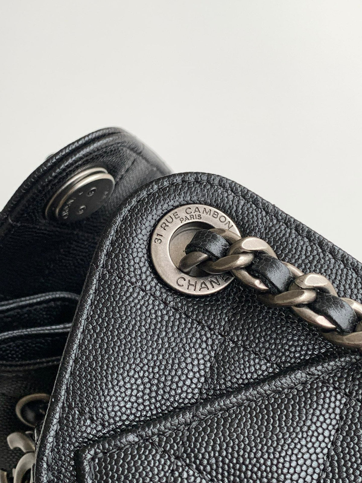 Chanel 25S Hobo Bag 22 in Black Caviar Leather