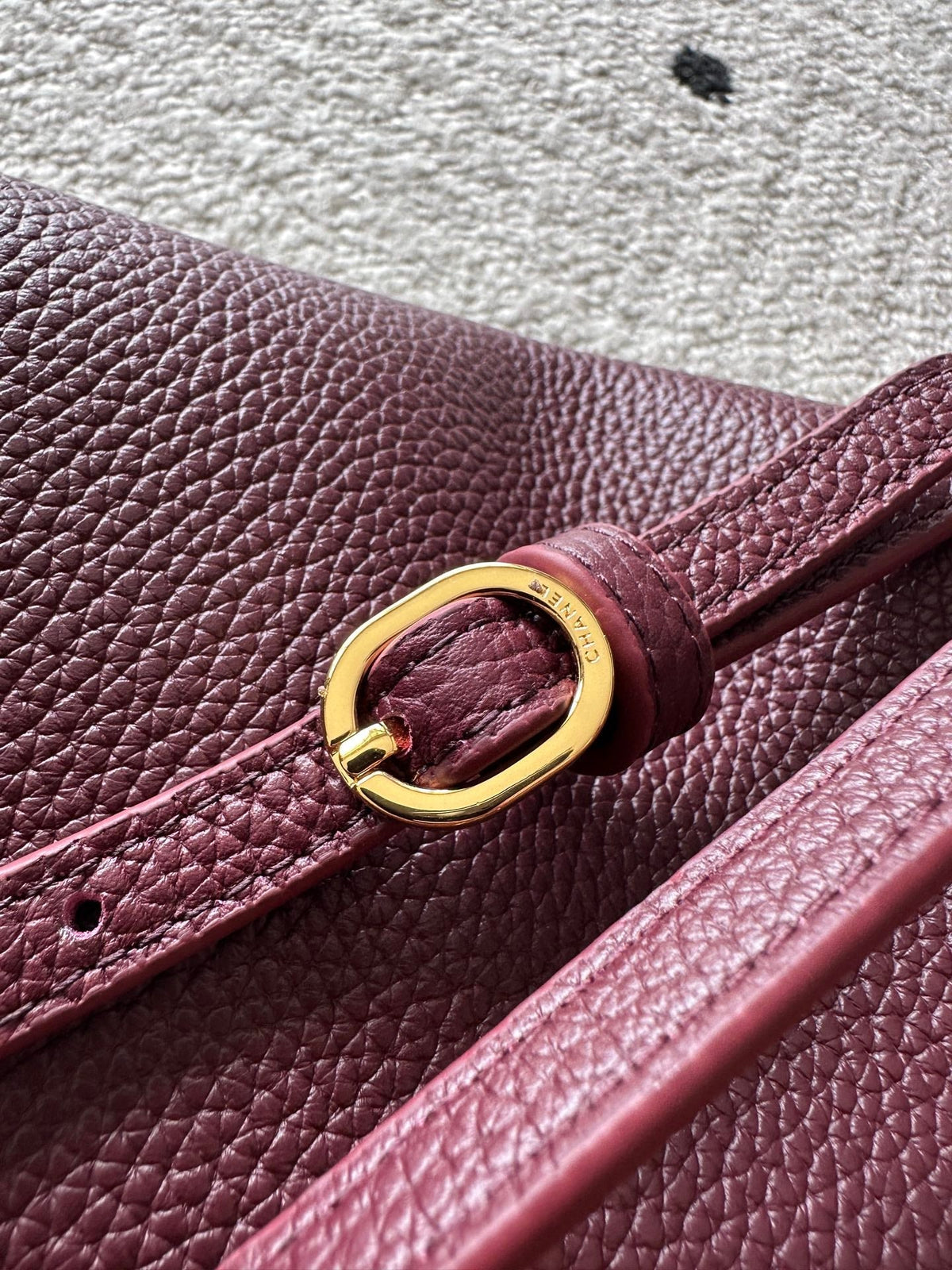 CC 26s Maxi Flap Bag 32cm Deep Burgundy Calfskin GHW